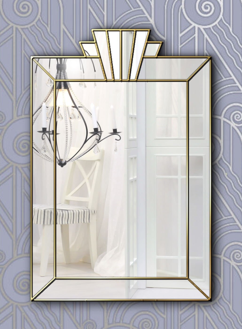 Art Deco Mirror - Etsy