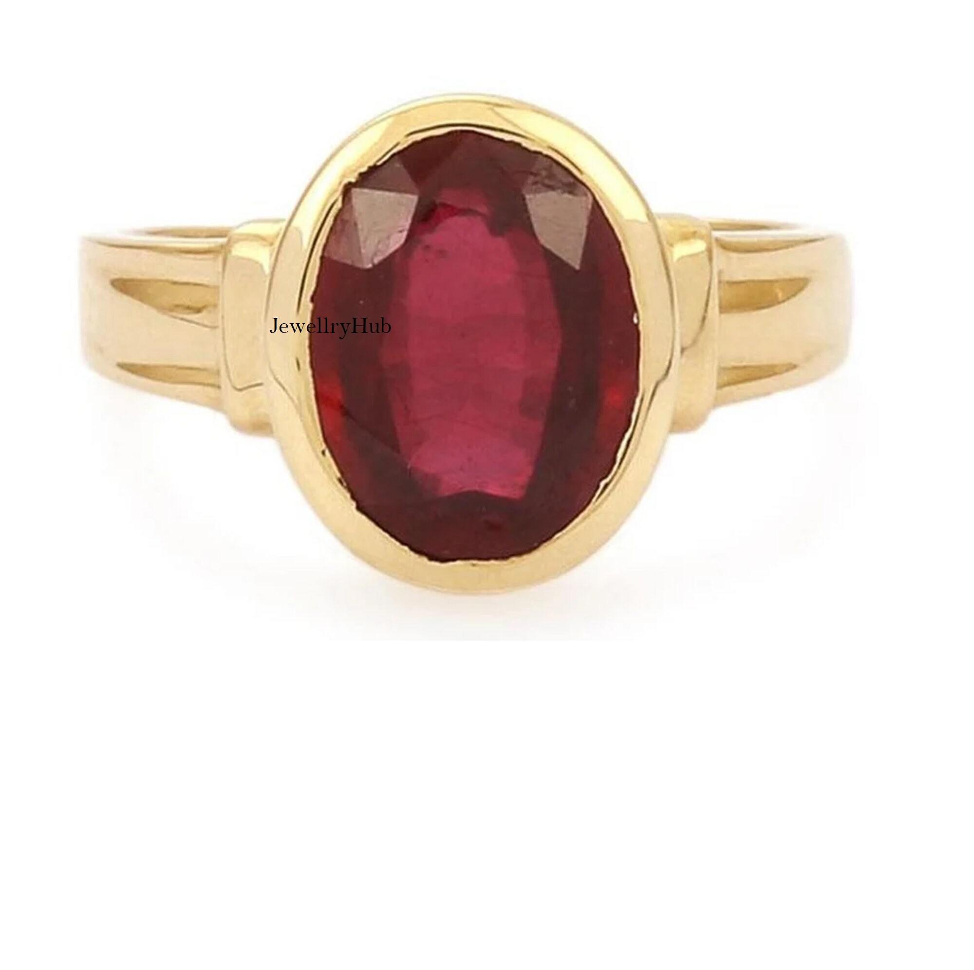 Certified Ruby Manik Gemstone Ring For Men - Order Now – Hare krishna Mart