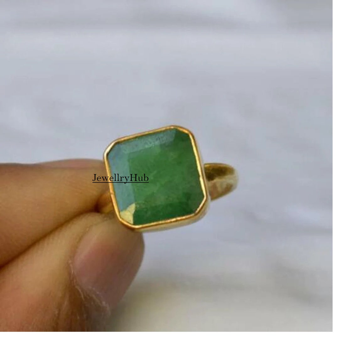 Dark Green Brazilian Signet Ring Statement Rings for Mens and Woman  Stainless Steel Rings Man Woman Stackable Rings Gemstone Rings - Etsy