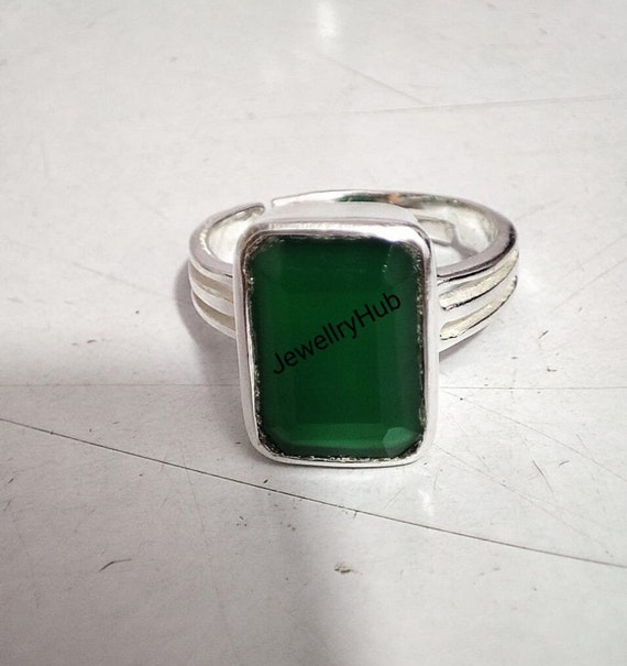 Buy Cuonna Gems Gallery 25 Adjustable Panchdhatu Emerald Ring For Men &  Women पन्ना रत्न ओरिजिनल रिंग Panna Stone Original Certified Ring  Panchratna Ki Anguthi With Huge Shining & Beautiful Green Color