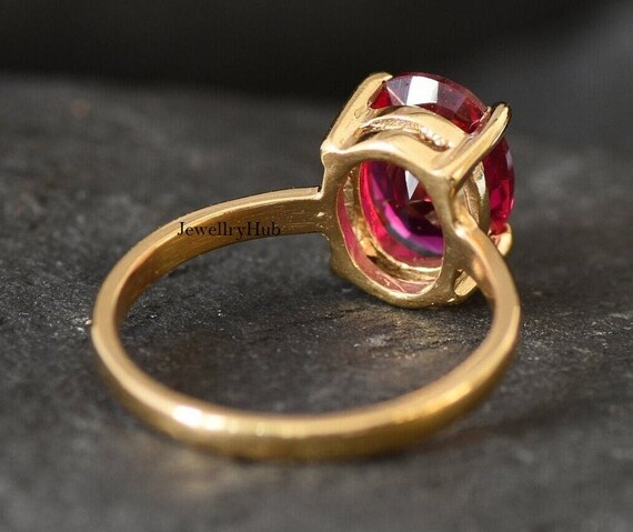 Star Ruby Gold Ring (Design A4) | GemPundit