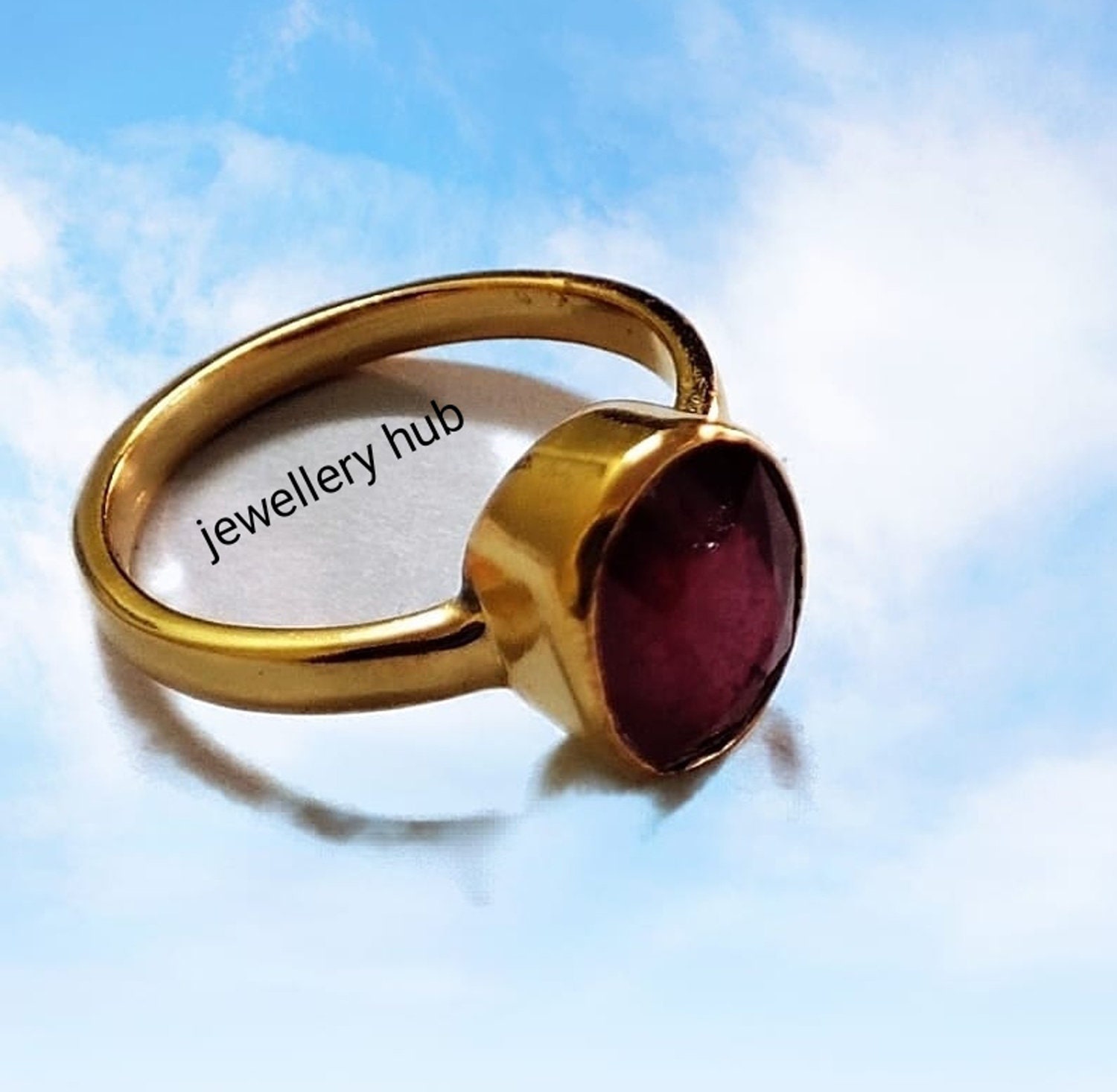 Natural Ruby (Manik) Gemstone Ring - Shraddha Shree Gems