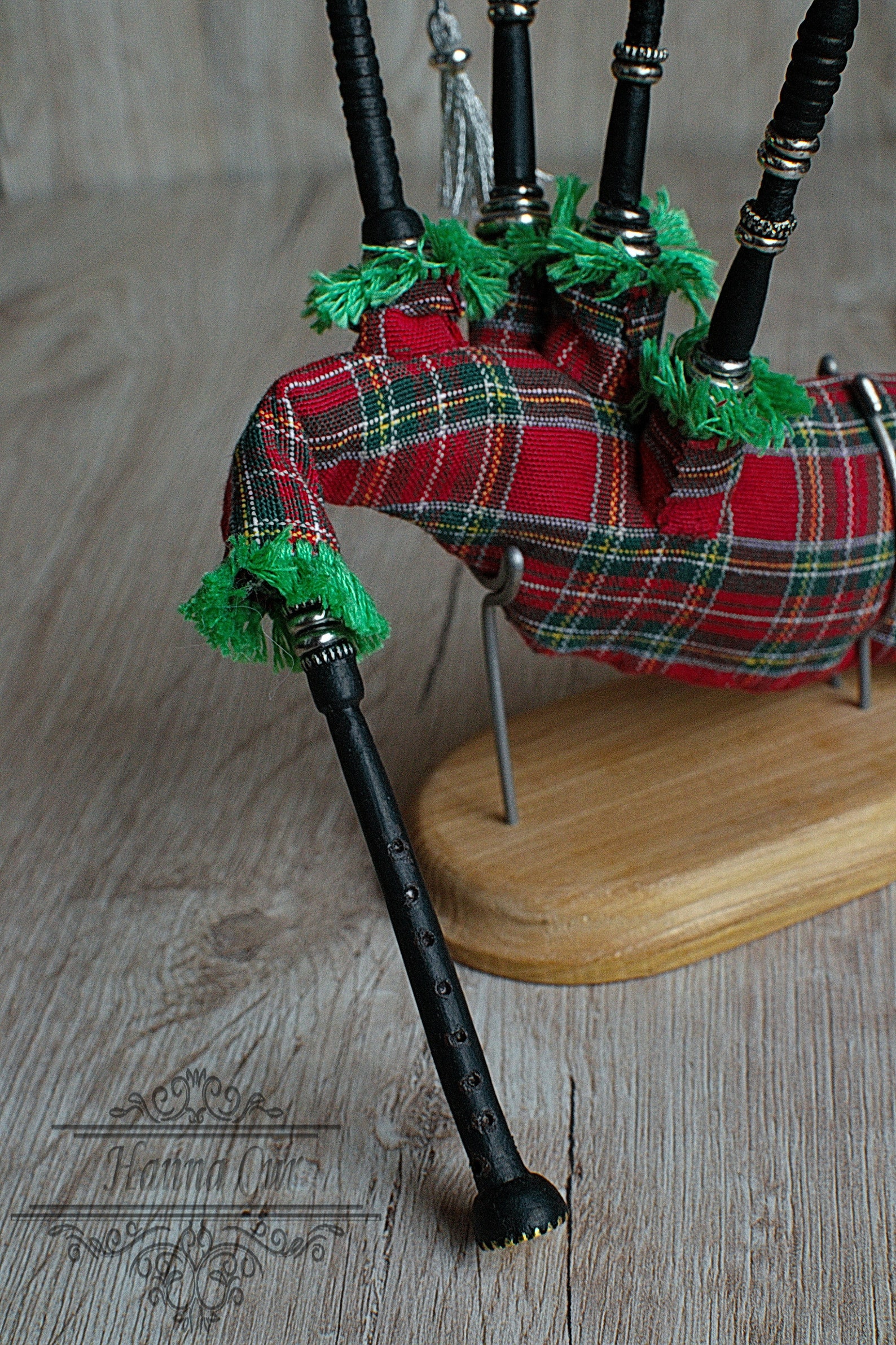 Miniature Scottish Bagpipe Model/Artist Toy Bagpipe/OOAK Etsy