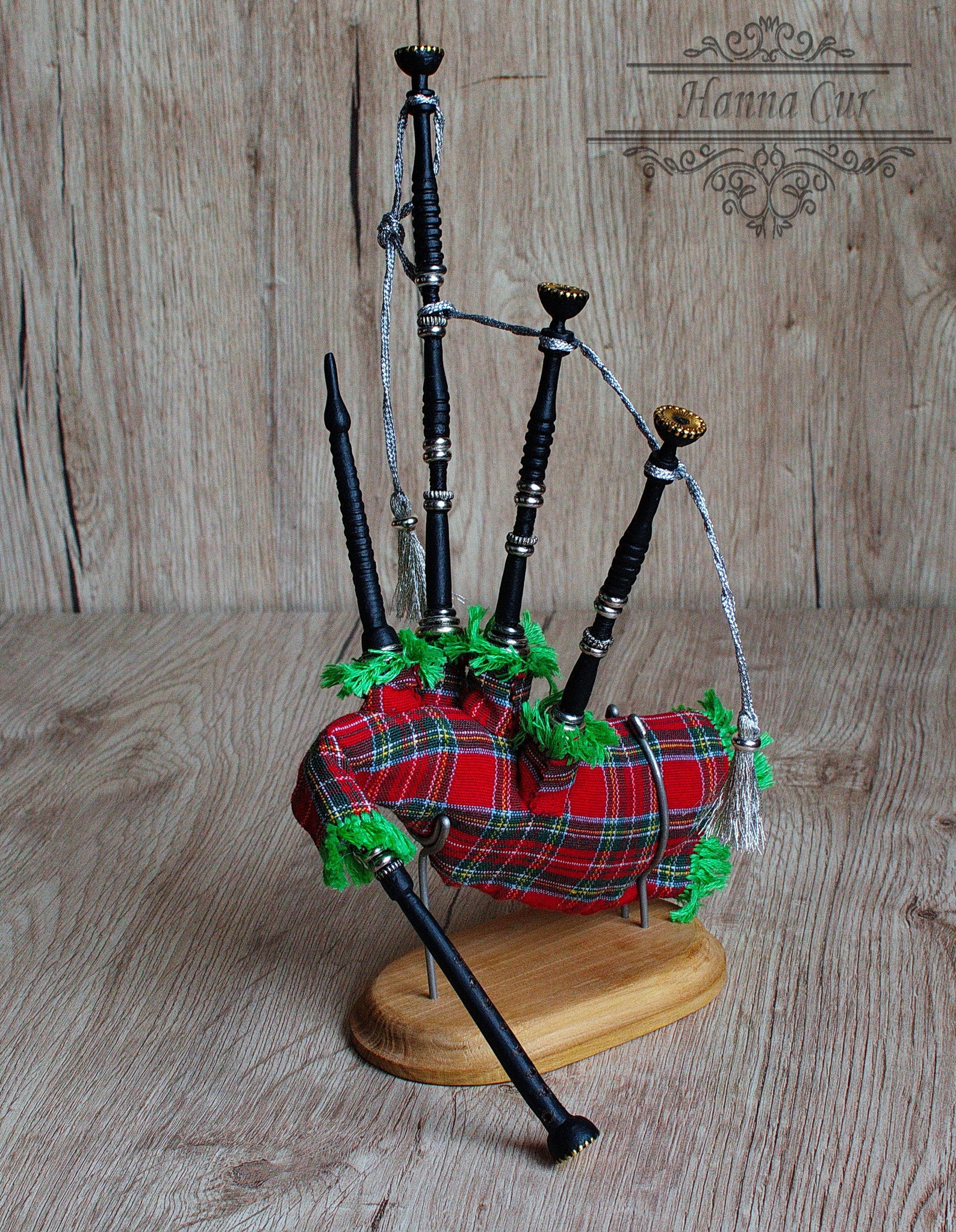 Miniature Scottish Bagpipe Model/Artist Toy Bagpipe/OOAK Etsy