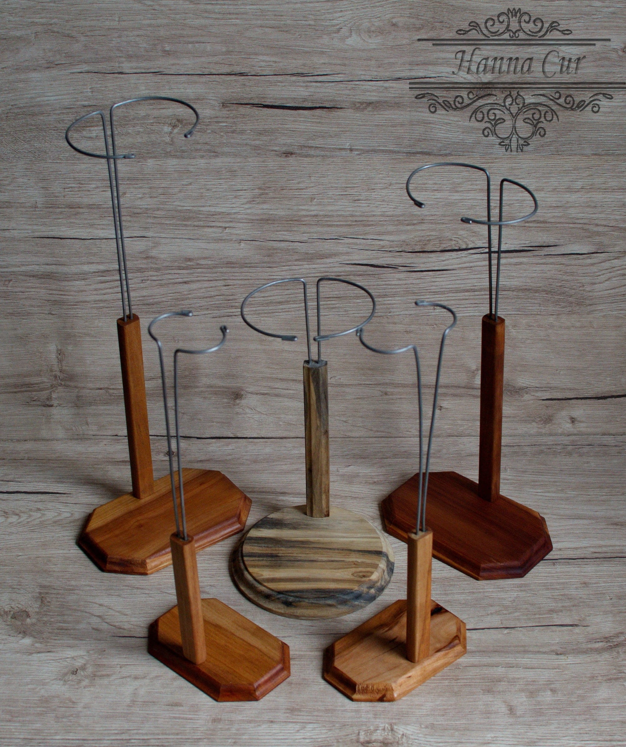 50 Bases De Madera Para Muñecas Y Figuras – Soportes Con Pinza Para Manualidades, Pintura Y Decoración DIY