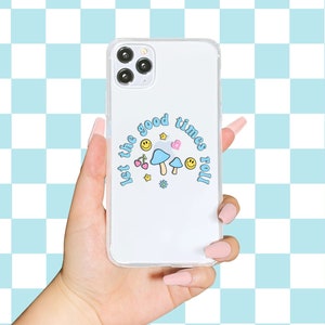 Retro Aesthetic Phone Case Groovy iPhone 13 12 Case iPhone 12 Pro Case iPhone 11 Pro iPhone 11 iPhone XS Max X XR Let The Good Times Roll