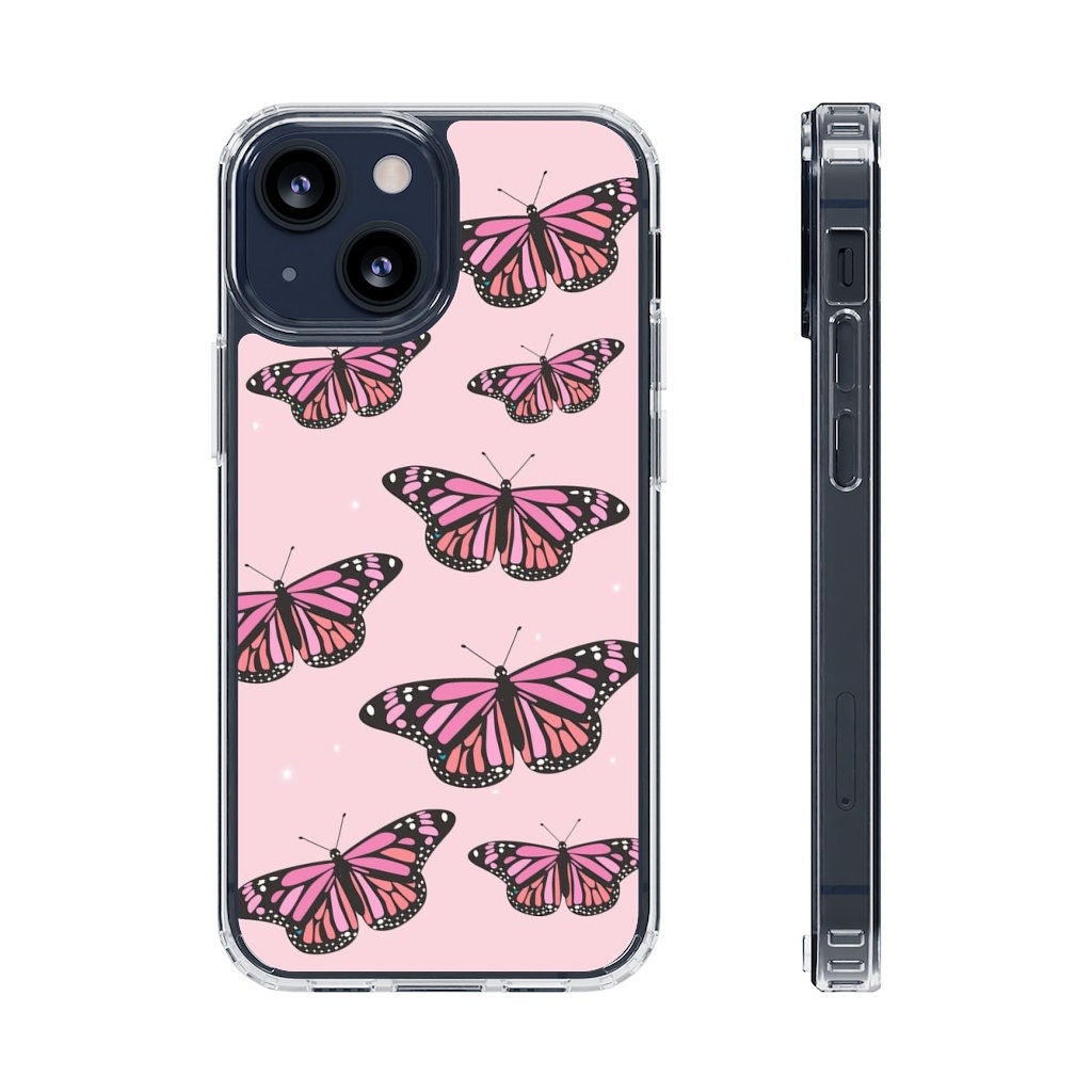 Girl Phone Case Cute Pink Butterfly Iphone Case