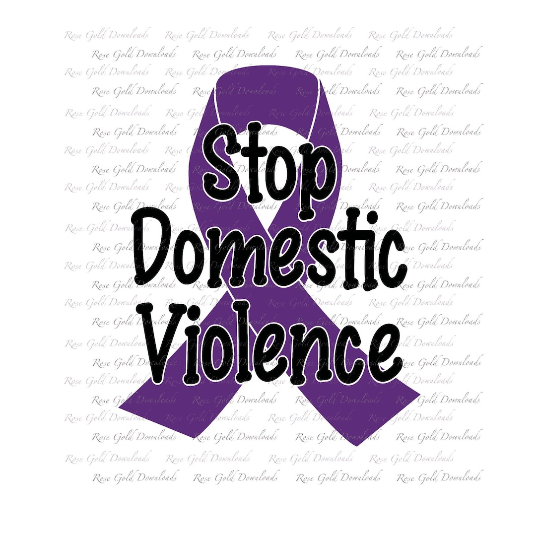 Domestic Violence Awareness PNG Purple Ribbon Transparent Background - Etsy