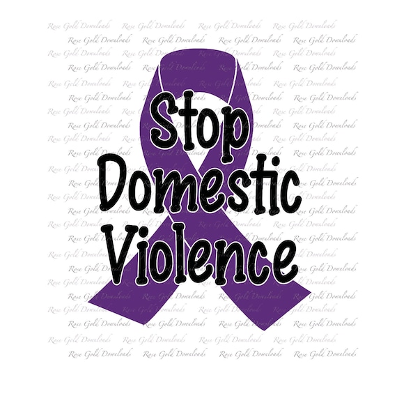 Domestic Violence Awareness PNG Purple Ribbon Transparent Etsy