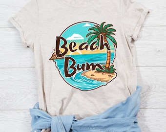 Beach Bum Digital Download, Shirt Design, Summer Digital Download Tropical Digital Shirt Design - Instant Download for Summer #Beach #Summer