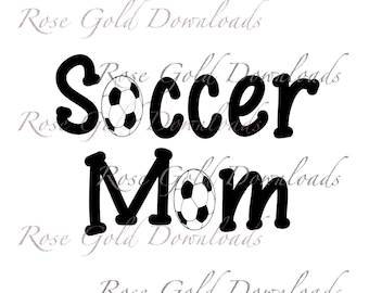 Soccer Mom PNG Sublimation Design Screen Print PNG Digital Download Soccer Balls, Instant Download