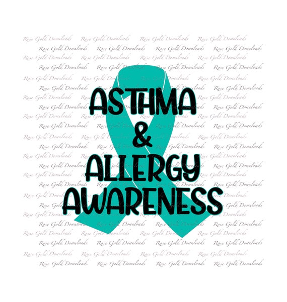 May Is Asthma And Allergy Awareness Month Shirt Teal Ribbon May Is Asthma And Allergy Awareness Month Shirt Teal Ribbon