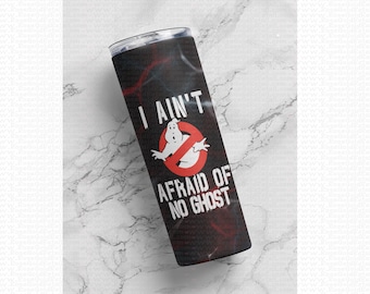 Ghostbusters Tumbler 20 oz Skinny Tumbler Sublimation Design Digital Download PNG File - Instant Download Tumbler Design, Digital Download