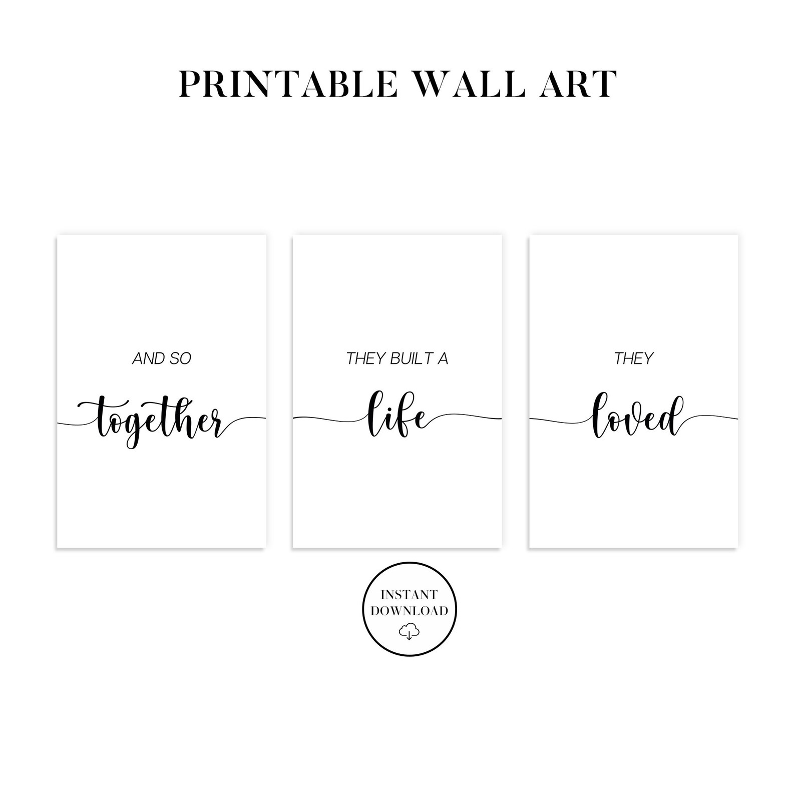 Hochzeitsgeschenk für Paare Und so haben sie zusammen ein | Etsy