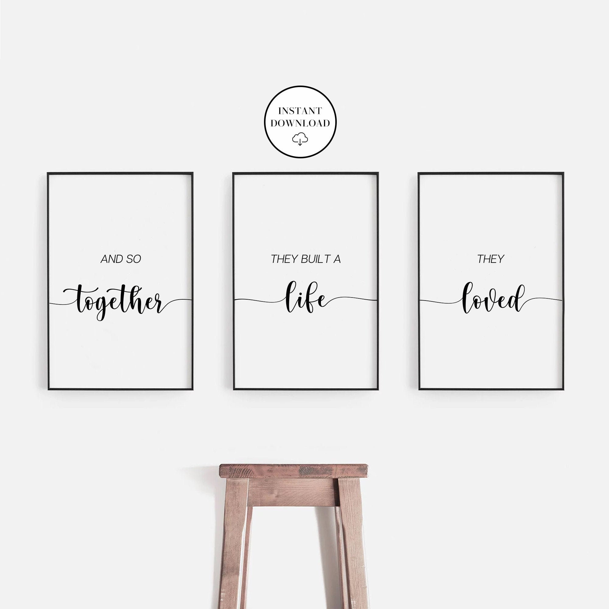 Hochzeitsgeschenk für Paare Und so haben sie zusammen ein | Etsy