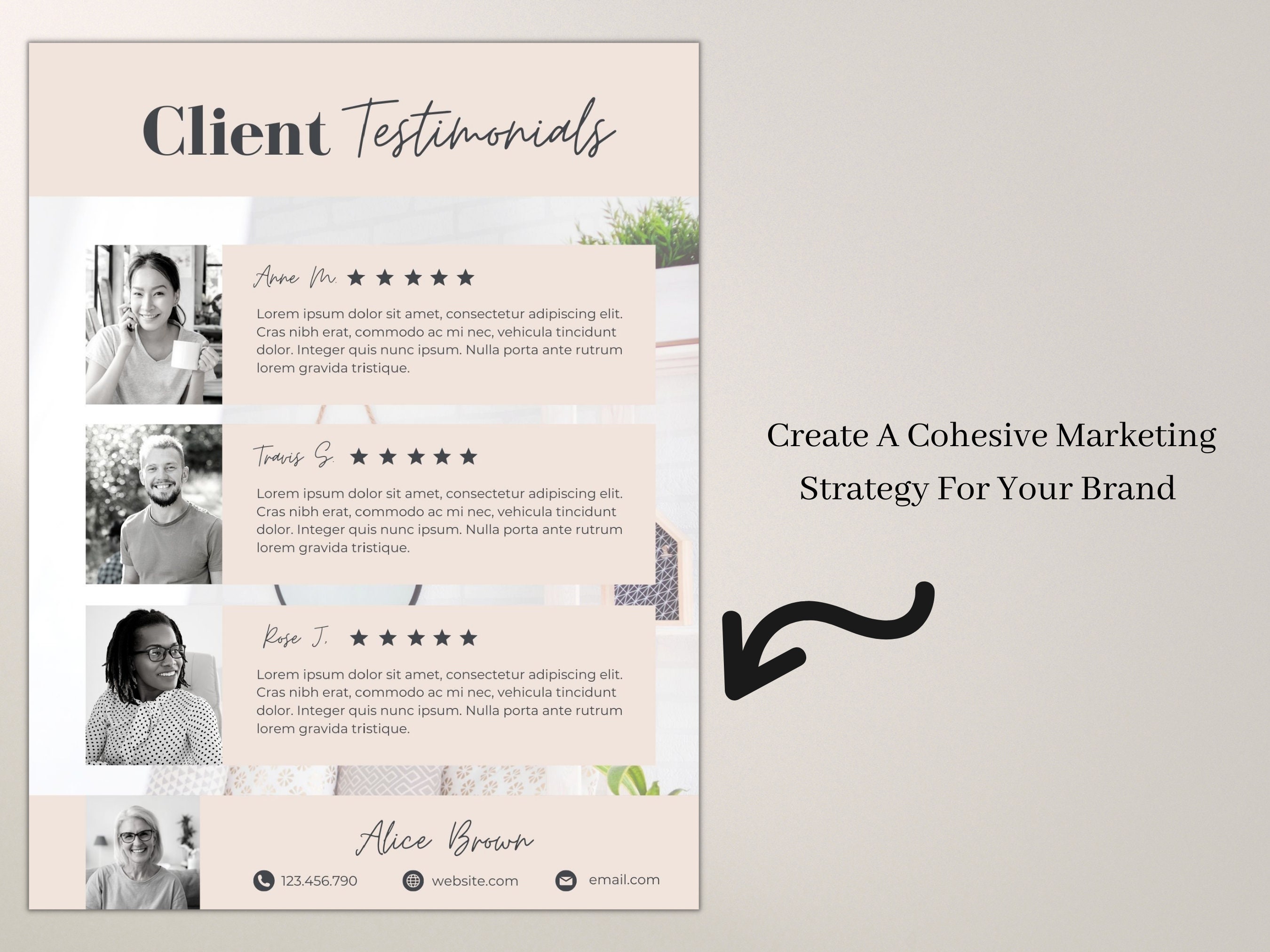 Real Estate Testimonials FlyerReal Estate Client Reviews Etsy