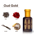 Oudh Gold  Premium Perfume Attar - Oudh Gold Oil | Perfume Oil |Alcohol-Free | Vegan & Cruelty-Free | by Organic Product India product logo