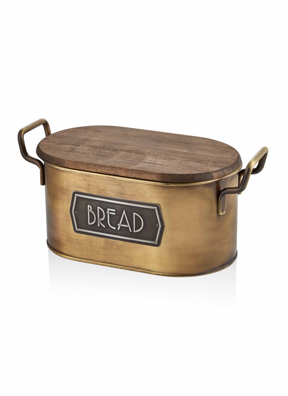The Mia Gold Bread Bin Etsy
