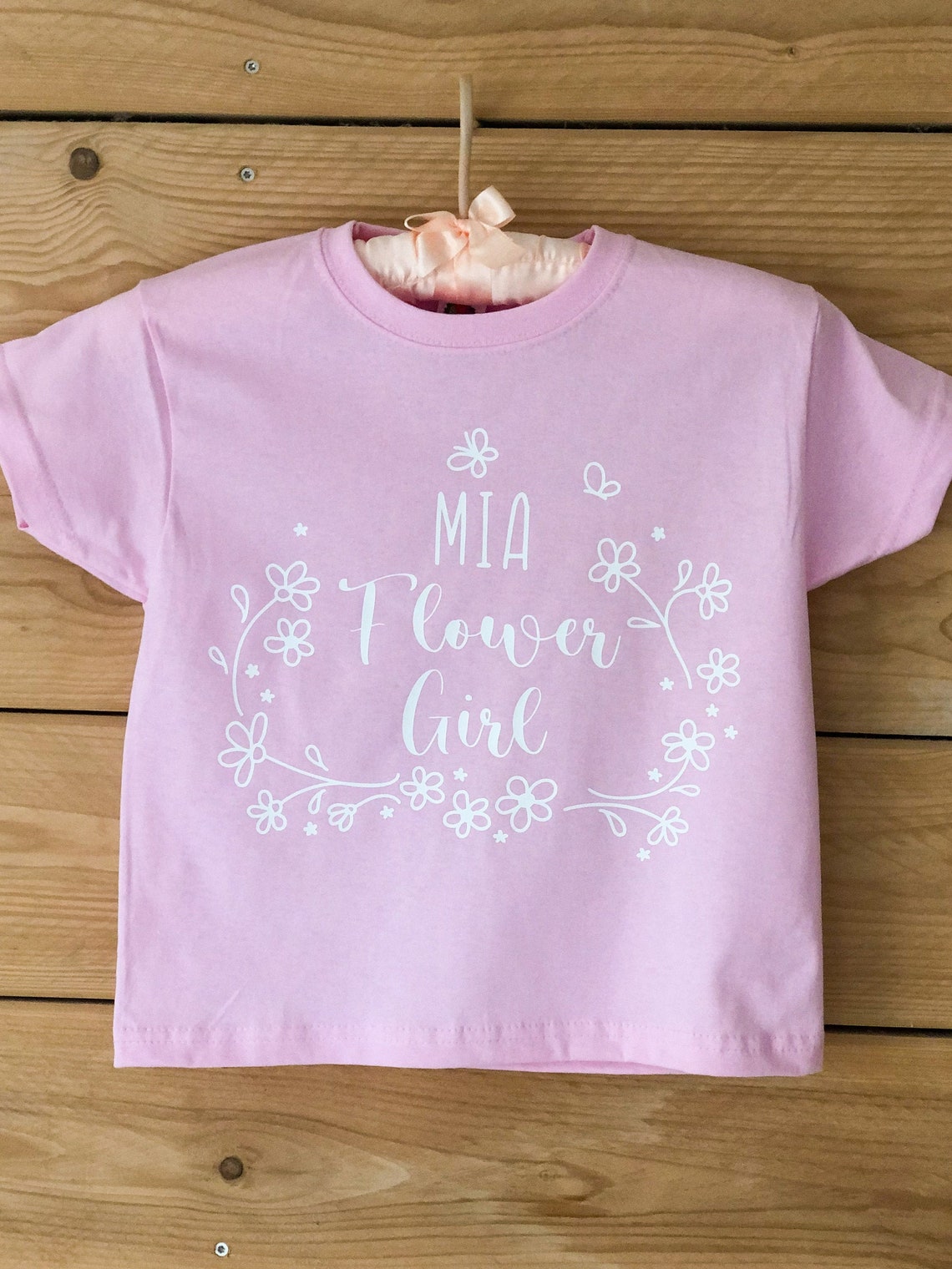 Flower Girl T-shirt Flower Girl Gift Flower Girl Proposal | Etsy