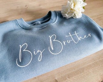 Big Brother Sweatshirt | Big Brother Announcement | Brother Announcement | Brother Jumper | Personalised Brother Jumper | Kids Sweatshirt