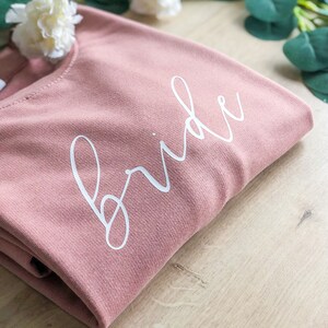 Bride Sweatshirt Jumper | Personalised Bridal Sweatshirt | Womens Sweatshirt | Wedding Gift | Bridal Shower | Sweatshirt Jumper UK