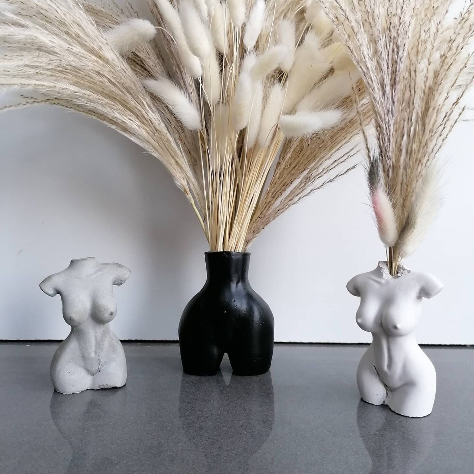 Bum vase. Torso vase decorative vase pampas grass Bunny Etsy