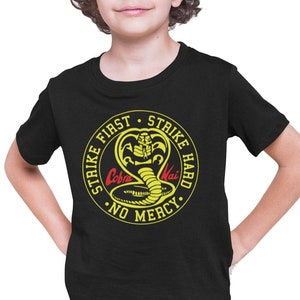 Cobra Kai Kids T shirt Kung Fu Top Gift Cobra Kai Shirt | Karate Kid | Karate Shirt | Kids Gift Shirt | Birthday Gift | Childrens ALL Sizes