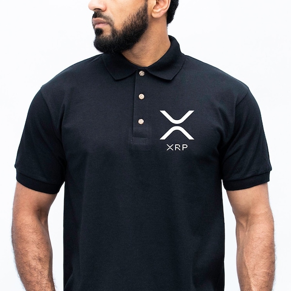 XRP Ripple Logo Polo shirt Gift for Trader - Investor | Moon Bull Market | Trading XRP Army Holder | Hodl Shirt For Investors - Day Traders