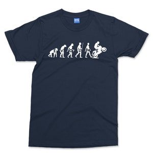 Camiseta de evolución de motos / Regalo de motocicleta Evolve Biker / Camisa de ciclismo Funny Rider Motocross Racing Hombres Cumpleaños Regalo de Navidad para él