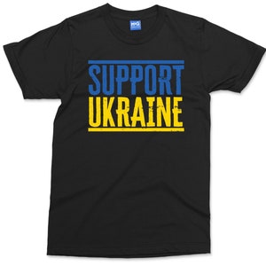 SUPPORT UKRAINE T-shirt | Ukrainian Flag Peace Anti War Protest Ukraine Russia Putin War tshirt Ukraine Heritage Independence Tee Men Women