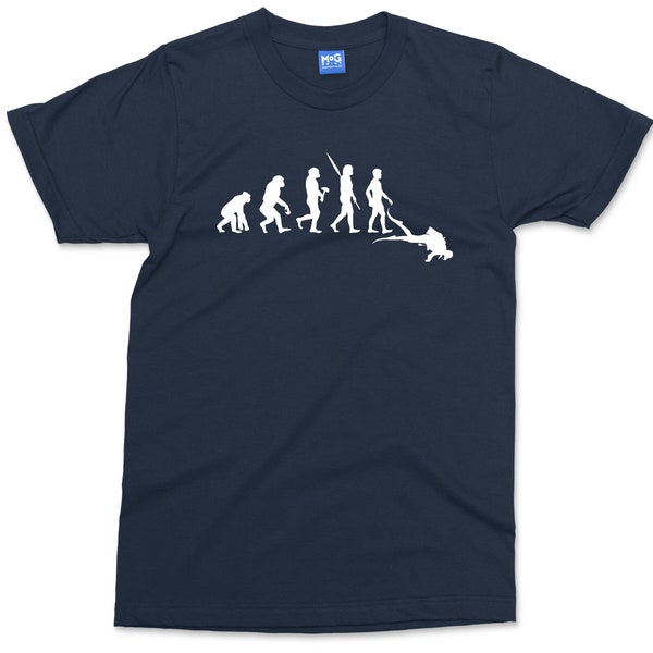 Scuba Diving Evolution - T-shirt Scuba Diver - Cadeau de plongée - Cadeau pour la plongée - Plongée drôle - Cadeau pour papa moniteur de plongée