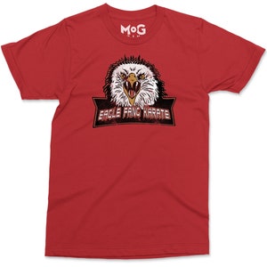 Eagle Fang Karate T-shirt | Cobra Kai Clothing | Cobra Kai Gift Karate Kid Retro Tv Show Mixed Martial Arts Birthday Shirt Adult Children&#39;s