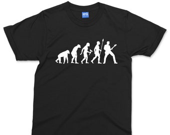 Evolution of Rock Star | Electric Guitar | Guitarist Gift | Guitar Music Lover | Rock-n-Roll Shirt | Rock Music Gift | Rock Band Shirt