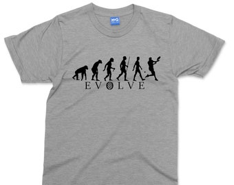 Entwicklung des Menschen zum Tennisspieler | Wimbledon | T-Shirt | Affe Mensch Tennis Evolution