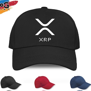 Ripple Xrp Logo Cap | Xrp Crypto | Xrp Army Investor Hodler | Just Hodl It | Cryptocurrency Trader Holder | New Unisex Adult Baseball Cap