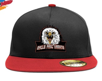 Eagle Fang Hat, Snapback Cool Cap, Mens Birthday Gift, Cobra Kai Karate Lover, Mixed Martial Arts Retro MMA Presents Adult Boys