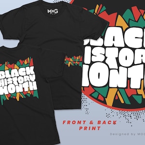 Black History Month T-shirt, Africa Heritage Malcolm X Tee, MLK Martin Luther King T-shirt, Black Lives Matter BLM Shirt, Gift For Him Her