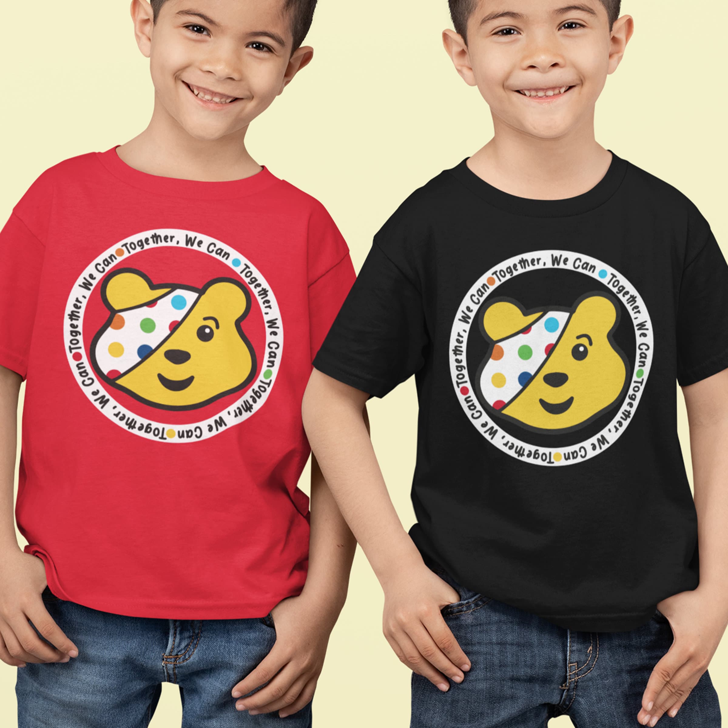 Children in Need Tshirt Eye Patch Pudsey Bear Day We Can Etsy UK