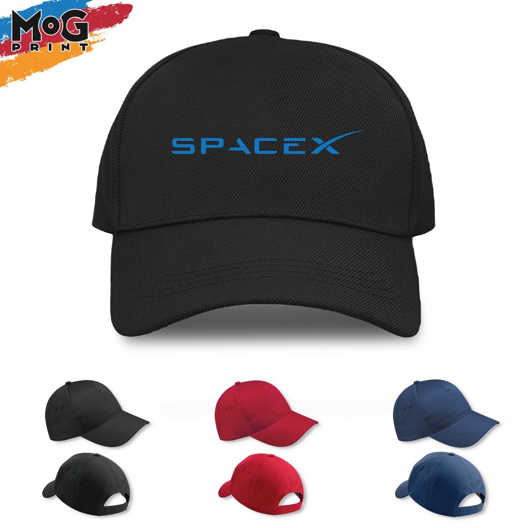 Spacex Cap, Space X Logo Enthusiast Baseball Hat, Birthday Gift for Men, Elon Musk Mars
