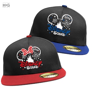 Disneyland Squad Mickey & Minnie-snapbackhoed, Disneyland Paris Matching Group-hoed, Disneyworld Gezinsvakantie Vakantiereis 2025 Uniseks pet