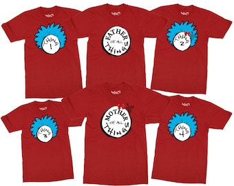 Custom Thing T-shirts, Fun Family Matching Vacation Tees, Personalised Group Outfit, Coordinated Party Shirts, Family & Friends Gift Tops