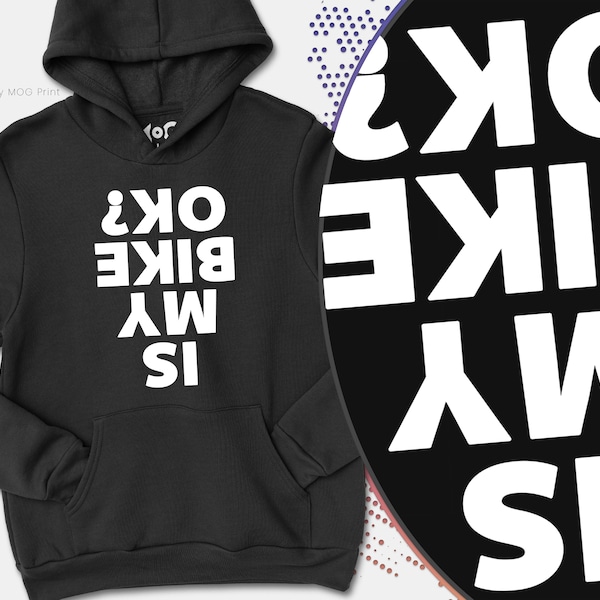 Geht es meinem Bike gut? Motorradfahrer Pullover Motorrad Geschenk Biker Hoodie für Motorrad Custom Chopper Liebhaber Motorrad Easy Rider Biker Hog Jumper