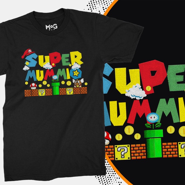 Super Mummio T-shirt | Funny Mama Ladies Super Mum Gift Tee Top Super Mothers Super Mommio Best Mom Mummy Women's Birthday Gift Idea Present