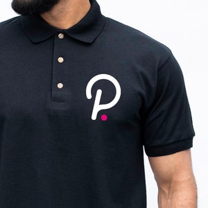 Polkadot Logo Crypto Polo shirt Dot Cryptocurrency Coin Traders Trading Shirt Trader Shirt For Investors Tech Lover Crypto Chain Top image 3