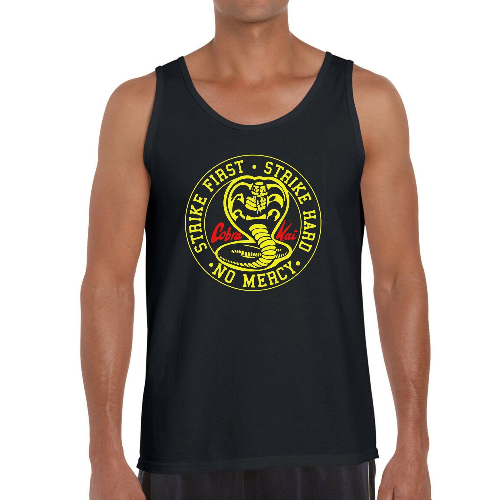 Cobra Kai Men Graphic T-Shirts No Mercy Karate Kid Merchandise Retro Tops Tees E - Foto 9