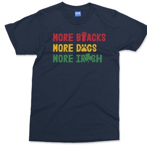 Meer zwarten Meer honden Meer Iers T-shirt | Antifascistische socialistische republikeinse unisex-tops | Socialisme T-shirt | Vecht voor gelijkheidskleding afbeelding 5