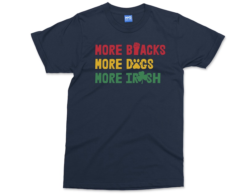 Meer zwarten Meer honden Meer Iers T-shirt | Antifascistische socialistische republikeinse unisex-tops | Socialisme T-shirt | Vecht voor gelijkheidskleding afbeelding 5