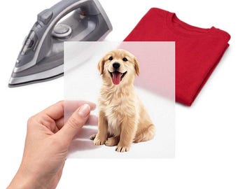 Custom Iron On DTF Transfers, Ready to Press Heat Transfer for T-shirts Hoodies, Personalised DTF DIY Clothing Logo Transfers for Apparel