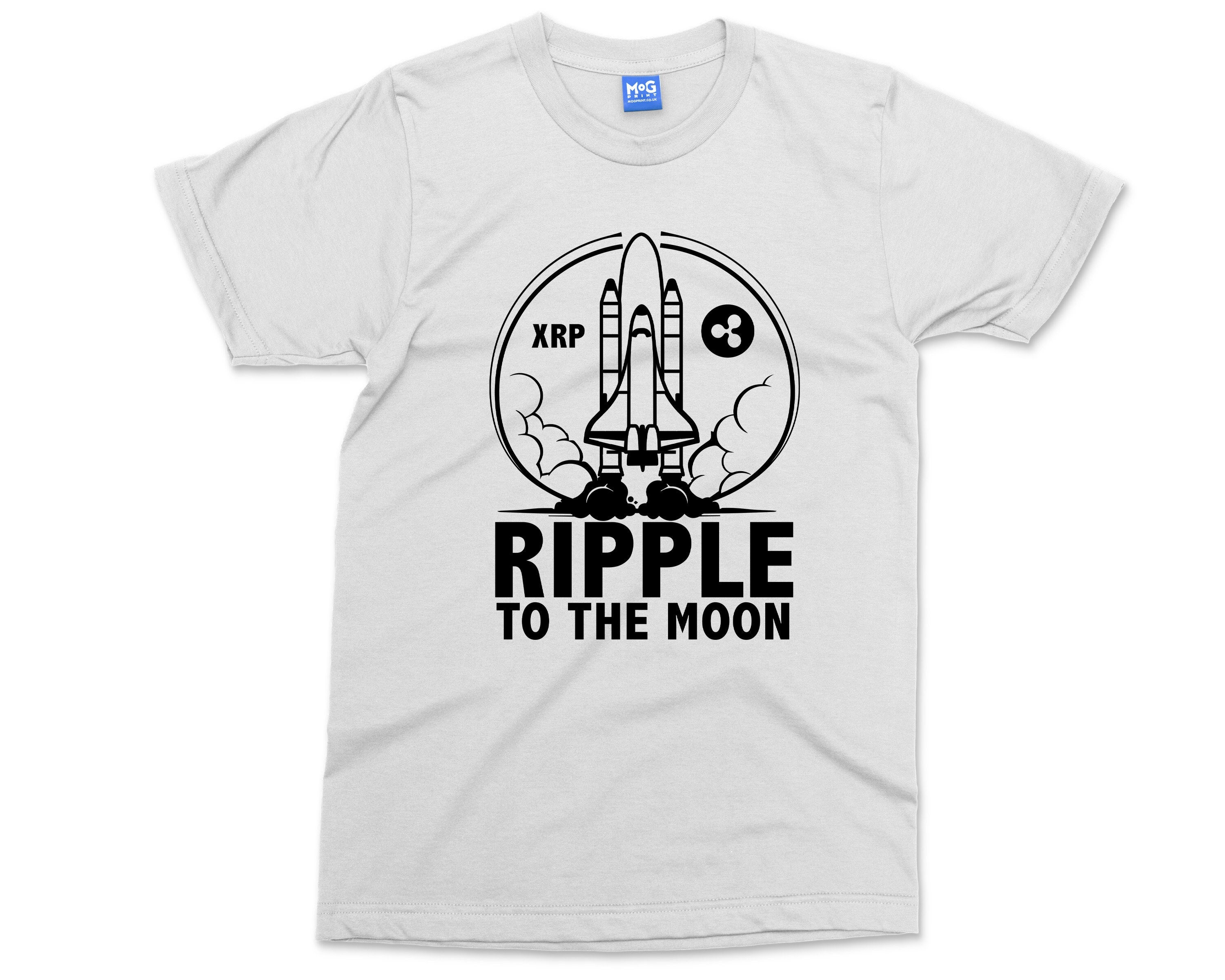 Ripple to the Moon Logo T-shirt XRP Cryptocurrency Digital Payment Protocol  Traders Investors Trading Trade Gift Tee - Etsy