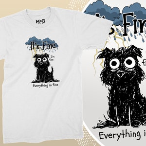 Pain Shirts, It's Fine I'm Fine Everything Is Fine (Deprimiert Gestresst & in DEEP Pain. Pain SUCKS T-shirts I'm Fine Everything is Fine)